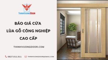 Báo Giá Cửa Lùa Gỗ Công Nghiệp & Chi Phí Lắp Đặt